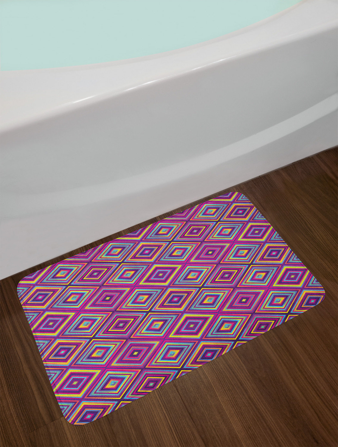 Bless international Abstract Bath Rug Wayfair