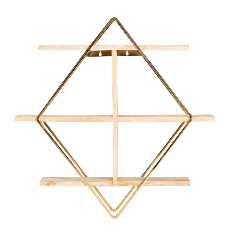 Daryl 3 Piece Diamond Accent Shelf