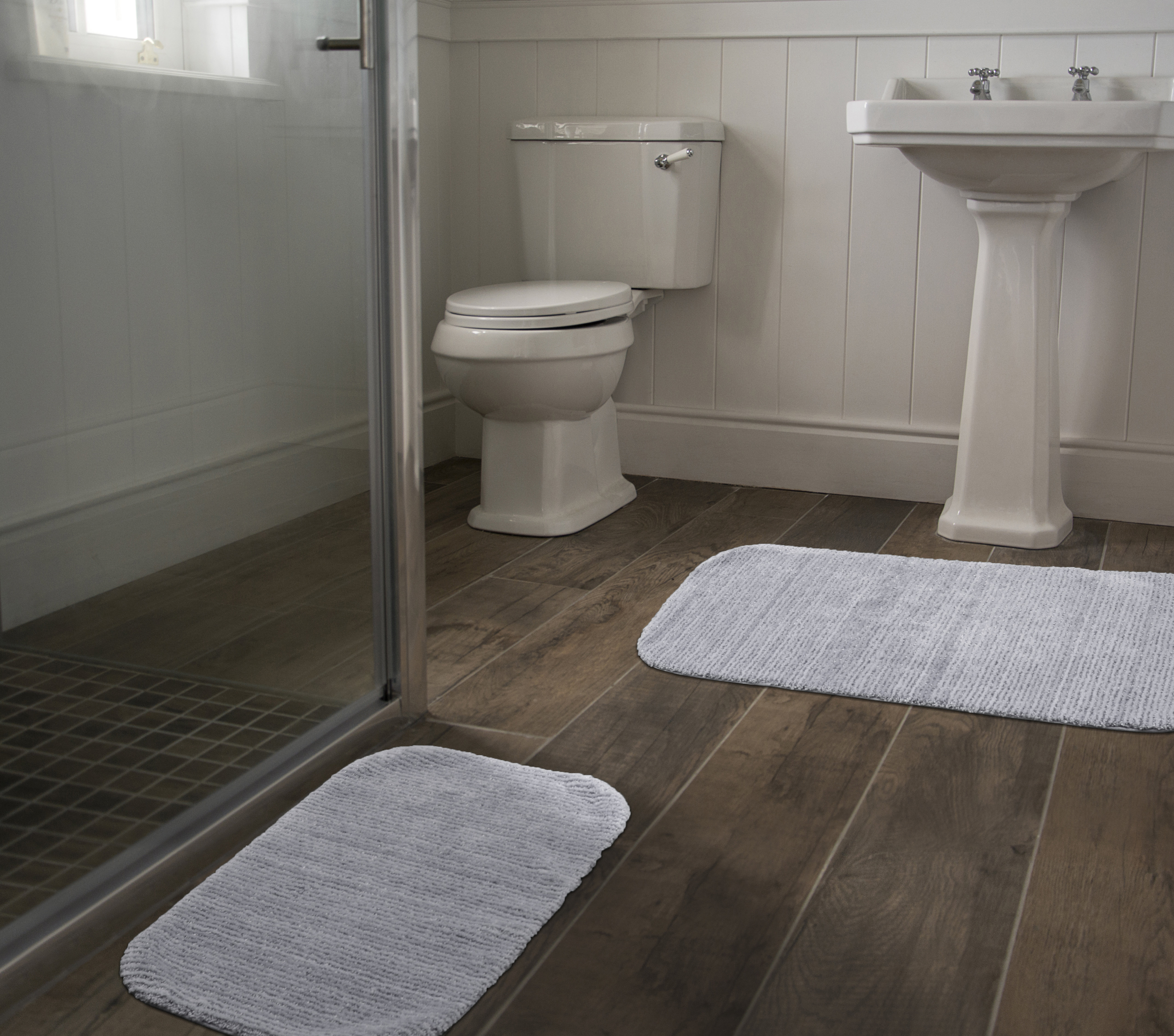 Ebern Designs Secondo Rectangle Nylon Non Slip 2 Piece Bath Rug Set Reviews Wayfair