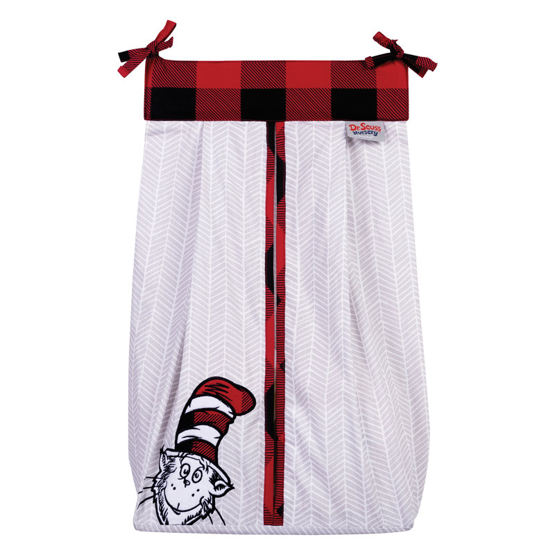 Trend Lab Dr Seuss Lumberjack Cat In The Hat 5 Piece Crib Bedding