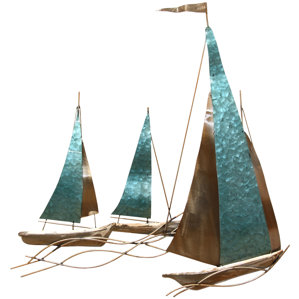 Metal Sailboat Wall Art nautical metal wall art you'll love | wayfair Metal Sailboat Wall Art nautical metal wall art you'll love | wayfair
