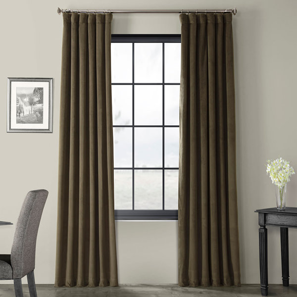 Curtains Drapes Valances Home Garden 72 H Forest Green Velvet