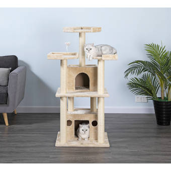 New Cat Condos 64 New Stairway Cat Condo Reviews Wayfair