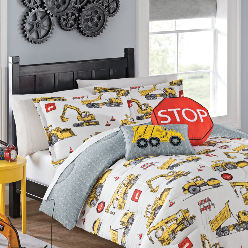 Waverly Under Construction Reversible Comforter Set Reviews
