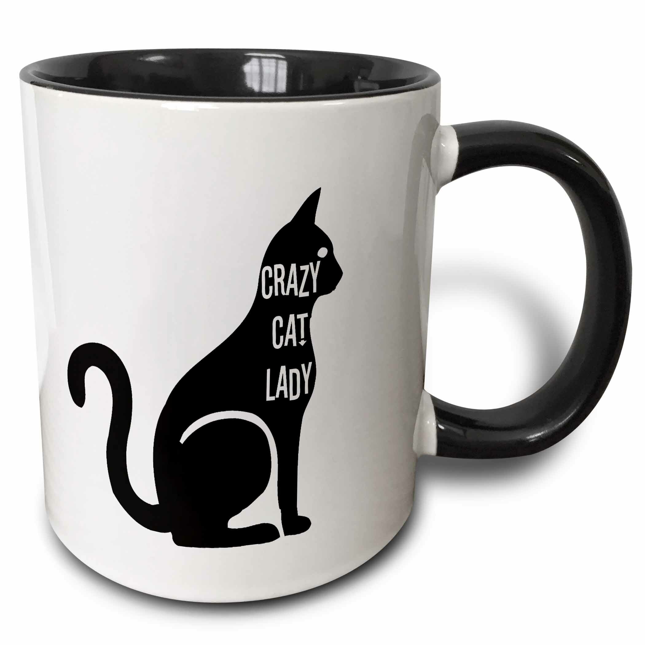 Crazy Cat Lady Funny Home Is Where Your Cat Is Retro Enamel Mug Cup