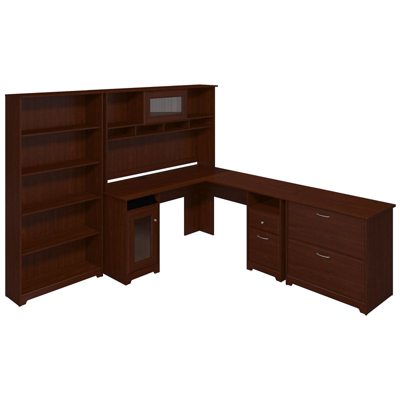 Andover Mills Coalton 4 Piece LShape Desk Office Suite & Reviews Wayfair