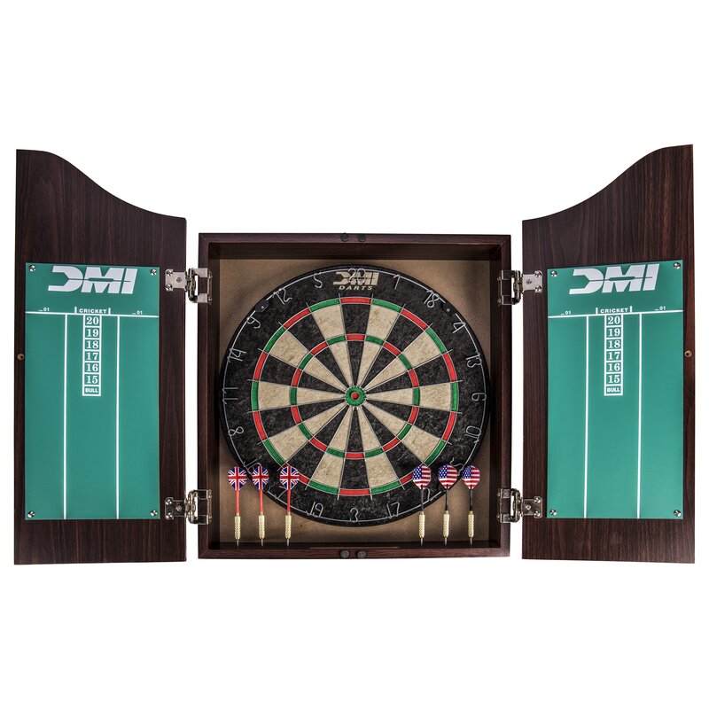 dartboard and darts set