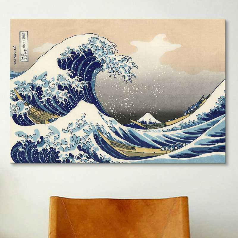 Vault W Artwork The Great Wave At Kanagawa 1829 By Katsushika