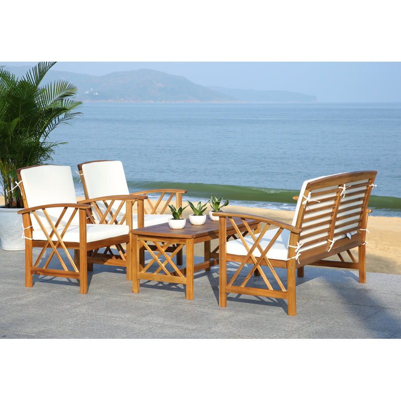Lark Manor Medora 4 Piece Sofa Seating Group With Cushions