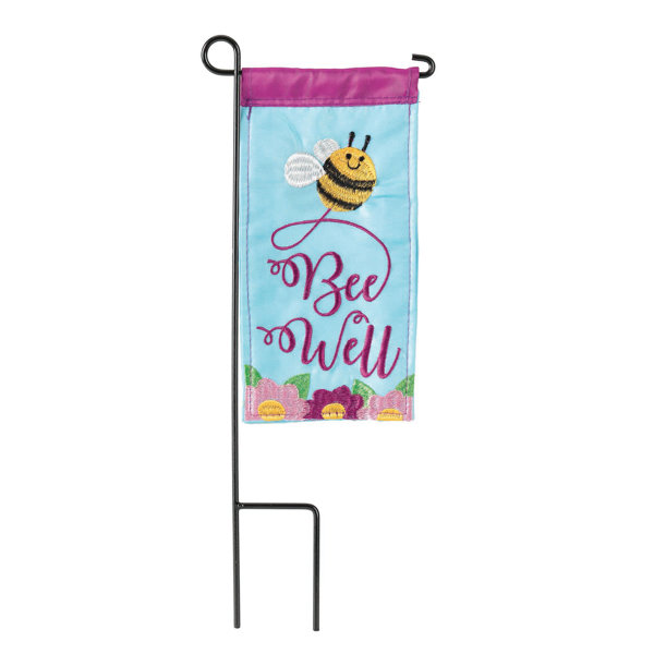 Dicksonsinc Bee Well Bumble Bee 2 Sided Polyester 8 5 X 4 5 In Garden Flag Wayfair