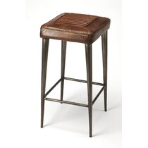 Genuine Leather Bar Stools Counter Stools You Ll Love In 2021 Wayfair