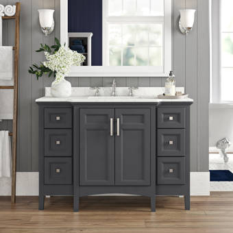 Birch Lane Eneas 48 Single Bathroom Vanity Set Reviews Wayfair