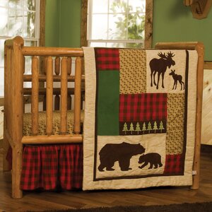 Northwood's 3 Piece Crib Bedding Set