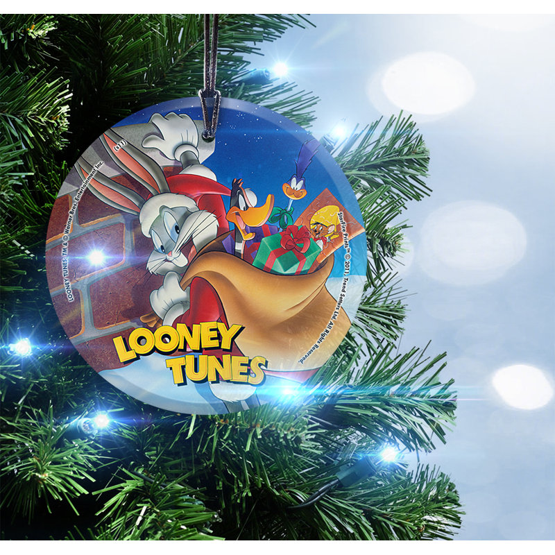 Trend Setters Looney Tunes Santa Bugs Xmas Hanging Decoration