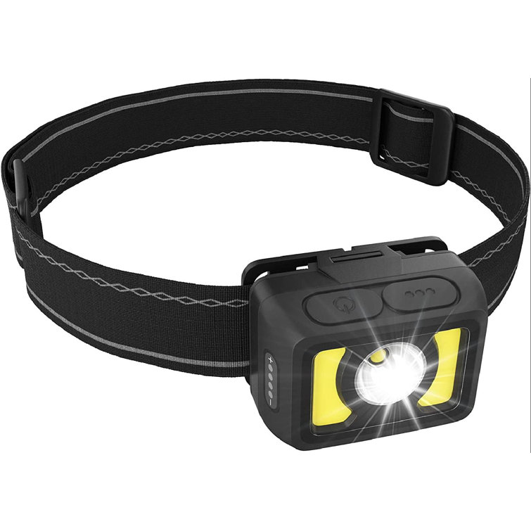 LED Head Torch USB Rechargeable Headlamp Super Bright 600 Lumens 230 Degree 5 
