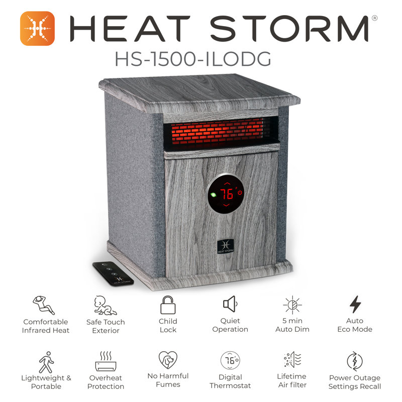 portable heater with digital thermostat