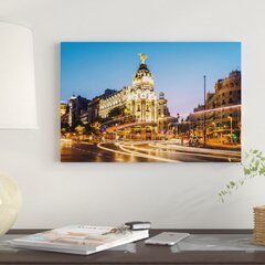 Madrid Spain City Canvas Wall Picture Art Print L1355 