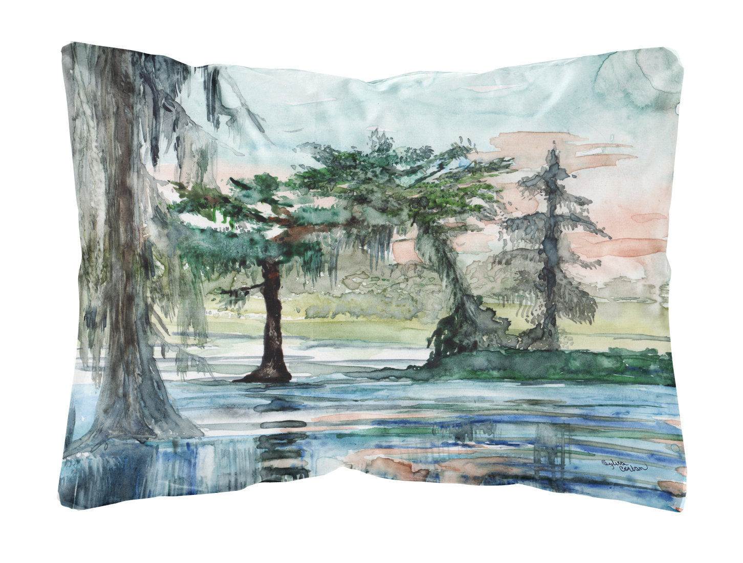 Winston Porter Mardis In The Swamp Fabric Indoor Outdoor Throw Pillow Wayfair