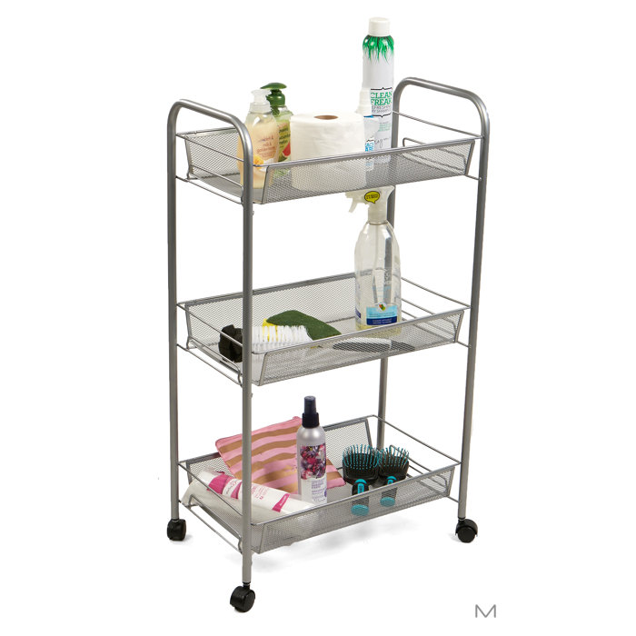 Mind Reader 3 Tier Mobile Office Utility Cart Reviews Wayfair Ca 3 Tier Mobile Office Utility Cart