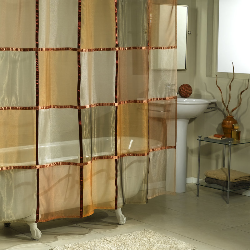 Everly Quinn Willia Mosaic Single Shower Curtain Reviews Wayfair