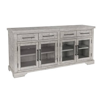 Birch Lane Mcdougald 67 Wide 3 Drawer Pine Wood Sideboard Reviews Wayfair
