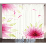 Flower Print Curtains Wayfair