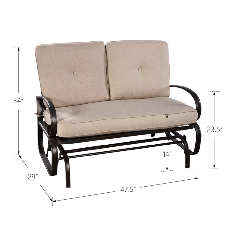 outdoor glider cushions