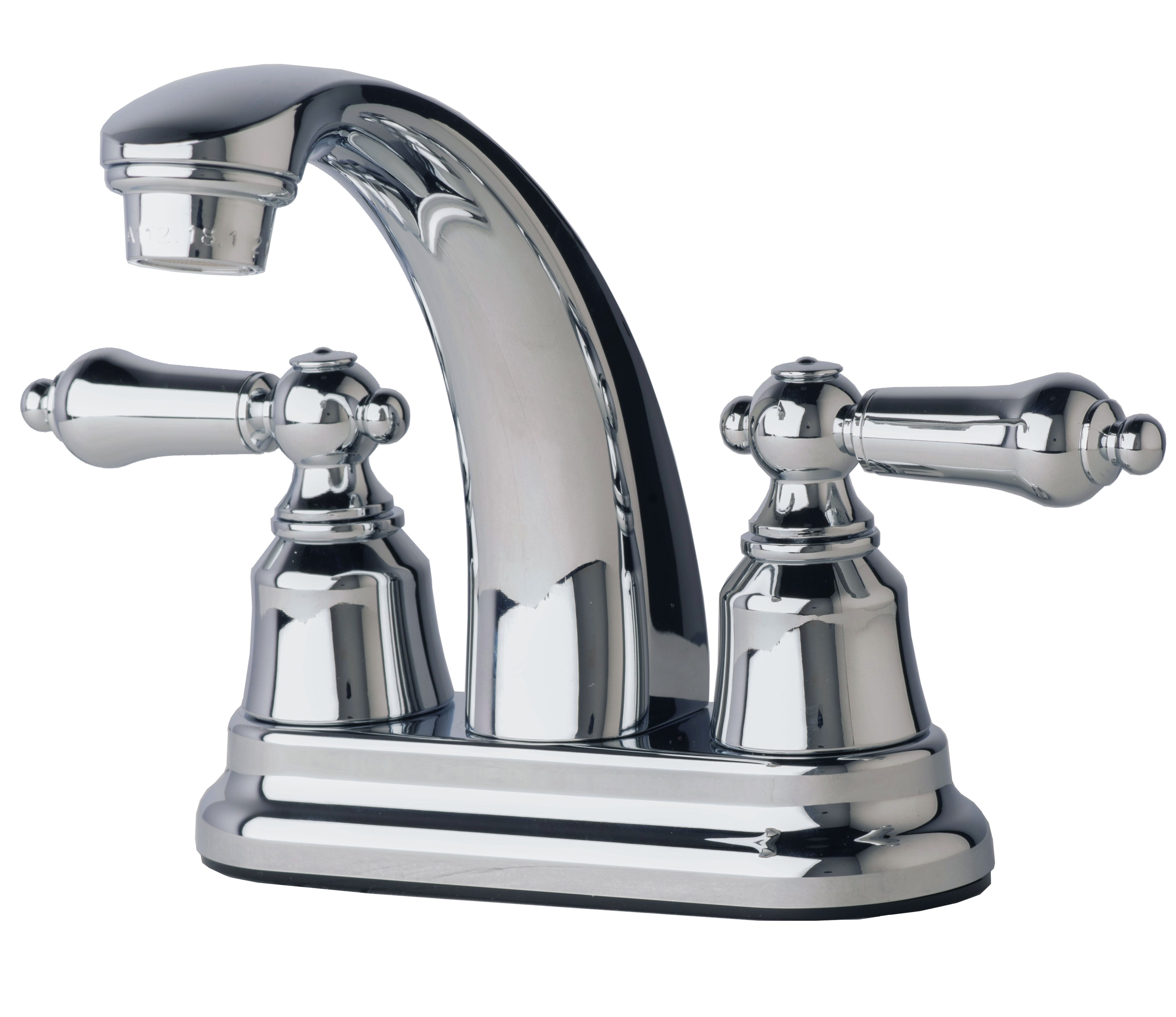 Chrome 2-Handle Bathroom Lavatory Sink Faucet RV Mobile Home Durable No-Leaks