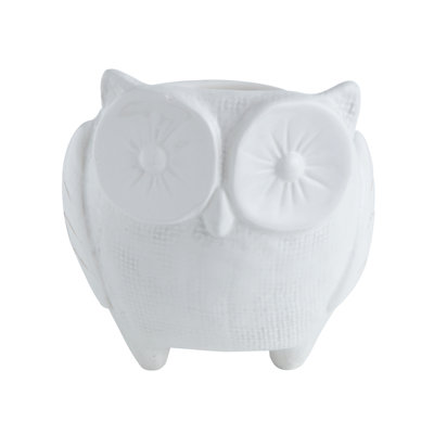 Charlton Home Authement Owl Shaped Ceramic Pot Planter Wayfair