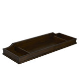 walnut changing table topper