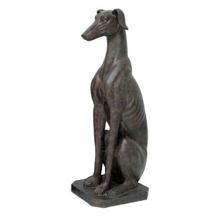 Graceful Whippet Canine Breed Italian Greyhound Cast Iron Sculpture Statue NEW 