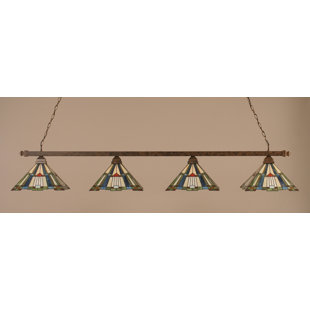 Go to store & view more images Red Barrel Studio Reardon Square 4-Light Billiard Light