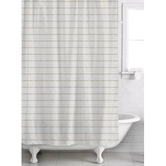 The Holiday Aisle Engstrom Single Shower Curtain Reviews Wayfair