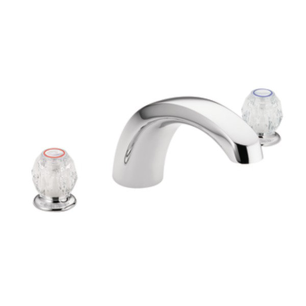 Moen Chateau Double Handle Wall Mount Roman Tub Faucet Acrylic ... Moen Chateau Double Handle Wall Mount Roman Tub Faucet Acrylic ...
