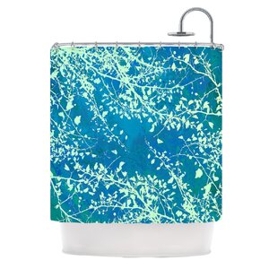 Twigs Silhouette Shower Curtain