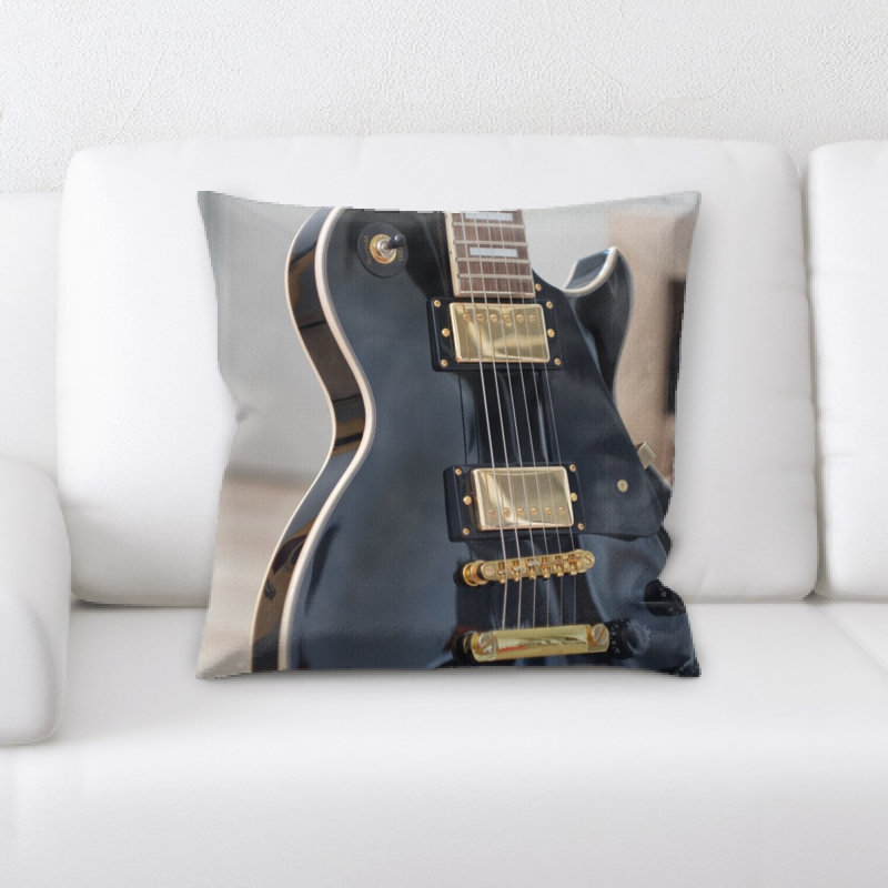 East Urban Home Guitar Throw Pillow Wayfair