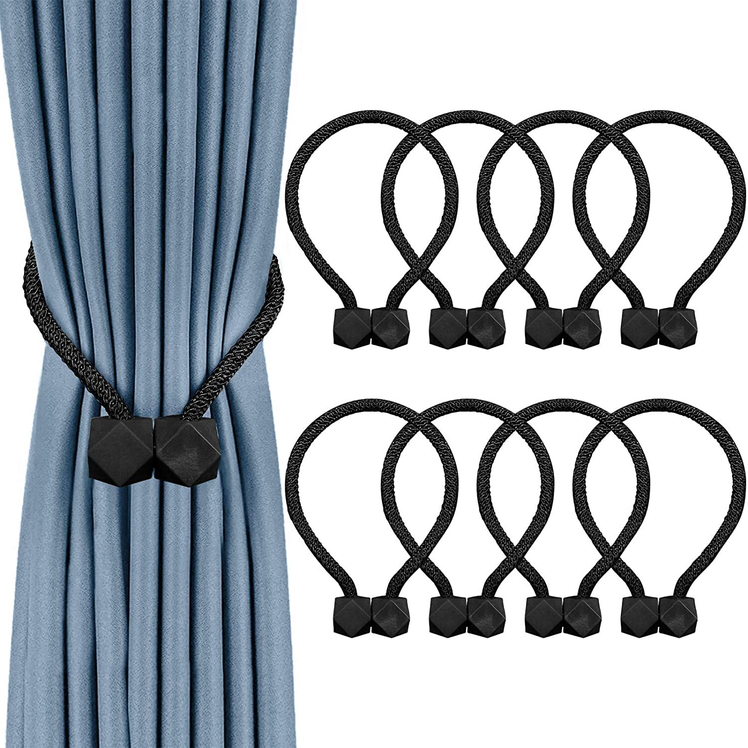 10x Magnetic Curtain Tieback Tie Back Holdback Blind Buckle Furniture DIY Decor