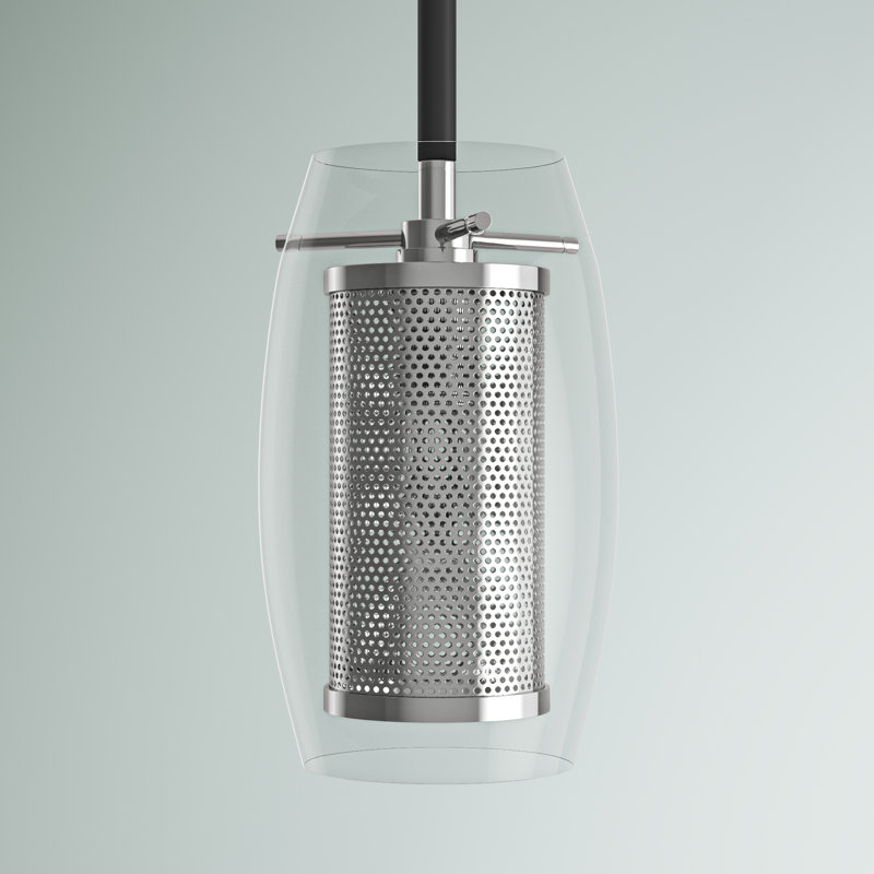 1 - Light Single Geometric Pendant