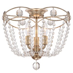 Reuland 3-Light Semi Flush Mount