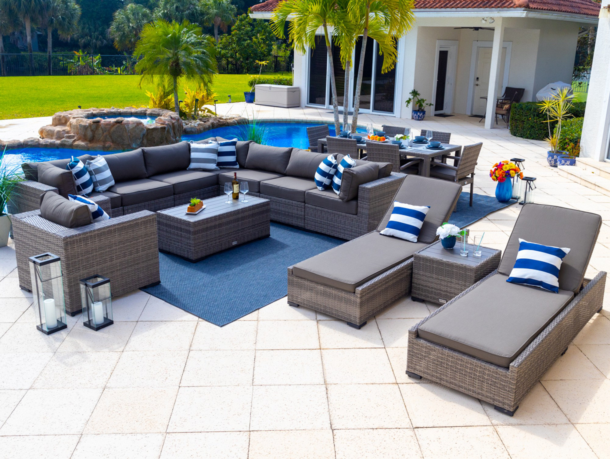 19 piece patio set