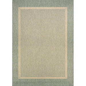 Linden Texture Green/Beige Indoor/Outdoor Area Rug