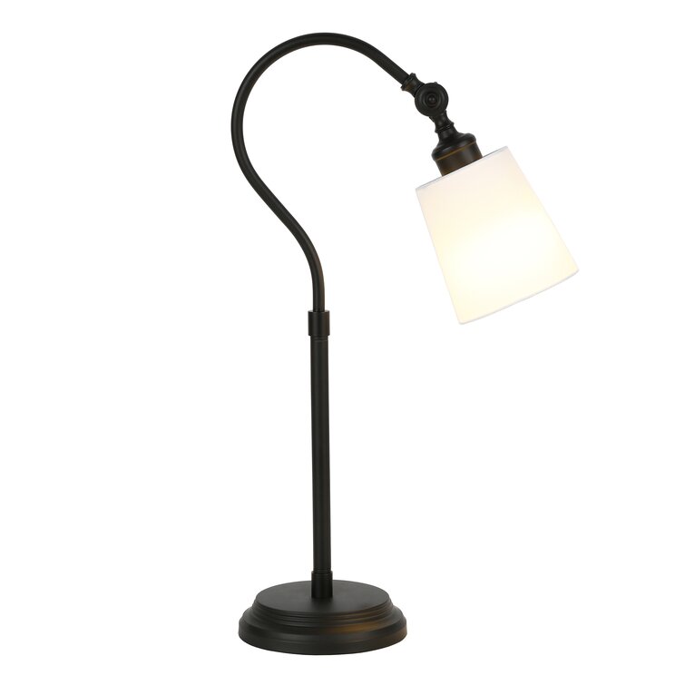 arched table lamp with shade