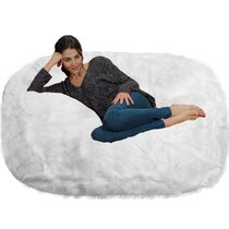 fuzzy bean bag chair