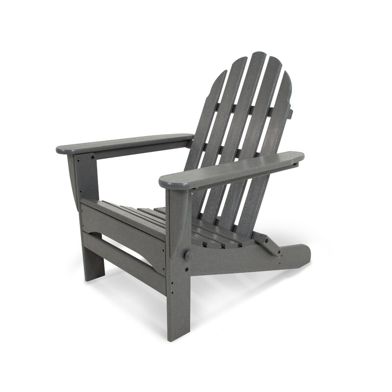 POLYWOOD® Classic Folding Adirondack Chair & Reviews | Wayfair