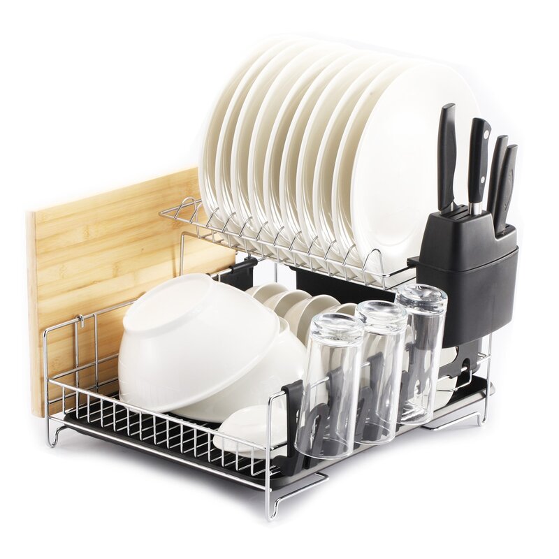 stainless utensil rack