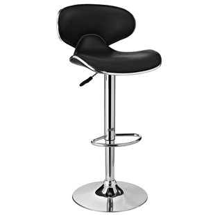Go to store & view more images Orren Ellis Nassau Adjustable Height Bar Stool