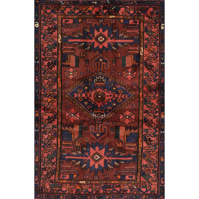 Hagert Southwestern Light Yellow/Maroon/Black Area Rug