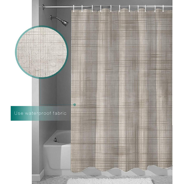 Waterproof Fabric Retro Brown Damask Pattern Shower Curtain Liner Bathroom Mat Waterproof Fabric Retro Brown Damask Pattern Shower Curtain Liner Bathroom Mat