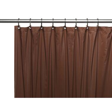 Shower Curtain Liner Peridot Mildew Resistant Vinyl Magnetized 