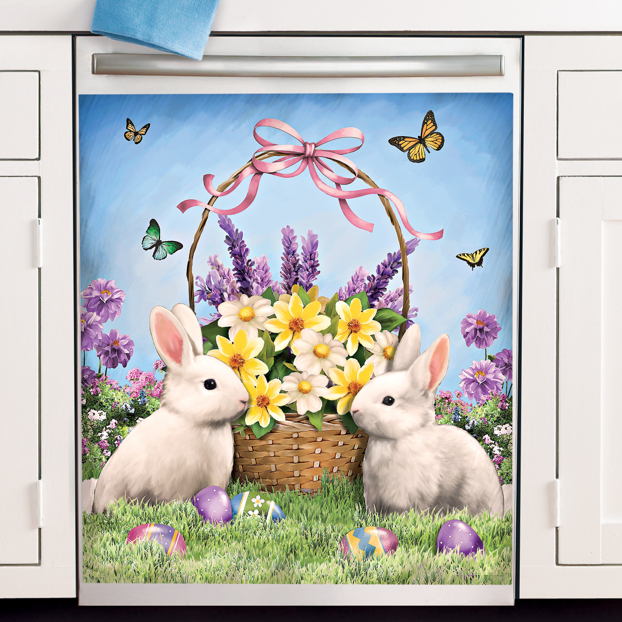 Easter Bunny # 3 Flexible Fridge MAGNET PERSONALIZED FOR FREE